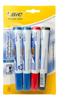 Marcadores Pizarra Bic Surtido Colores Coral Claro