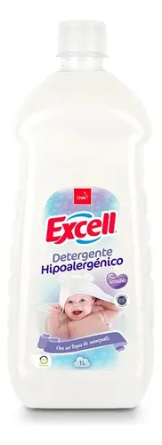 Detergente Líquido Hipoalergénico 1000cc Para Ropa