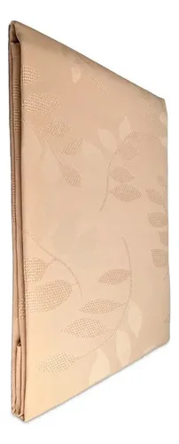 Mantel Jacquard Texturizado Poliéster Rectangular Coral Claro
