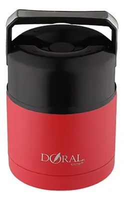 Termo Acero Inoxidable 600ml Rojo Portátil Rojo