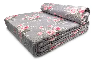 Quilt Hotpress Estampado 1.5 Plazas Poliéster Rosa
