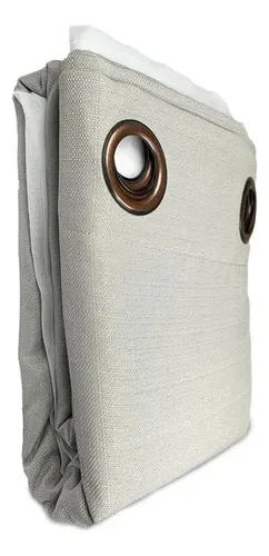 Cortina Bárbara Poliéster Gris Claro 140x220cm Gris