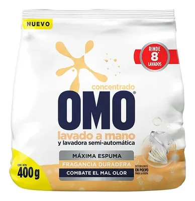 Detergente En Polvo Multiacción Para Ropa 400g