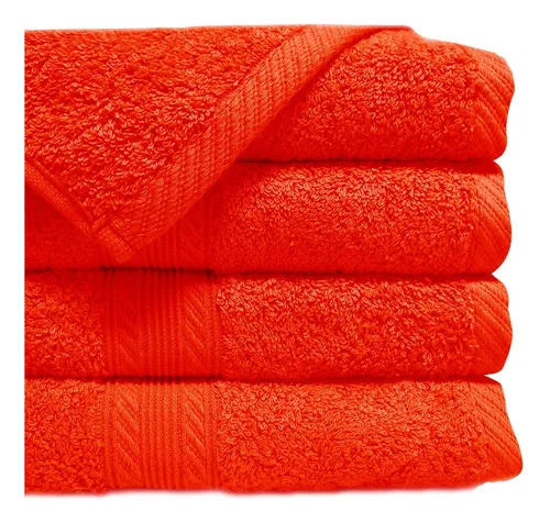 Toallón De Baño Algodón 90x150 Cm Absorbente Coral Claro