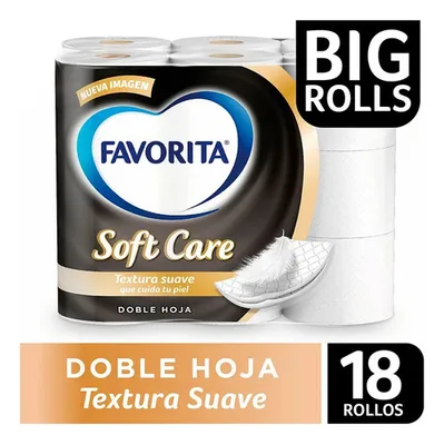Papel Higiénico Acolchado 40 Metros Pack 18 Rollos