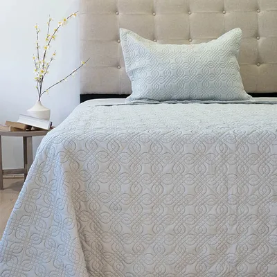 Quilt Bubbly 1.5 Plaza Gris Poliéster Doral Gris