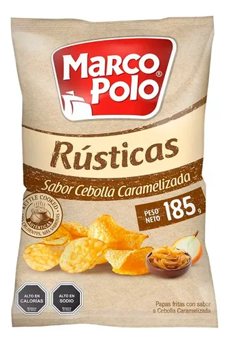 Papas Fritas Rústicas Cebolla Caramelizada 185g