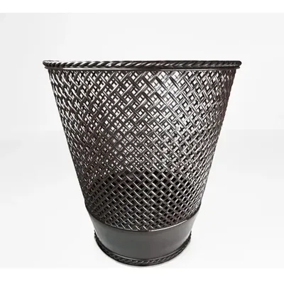 Papelero Plástico Roma Calado Marrón Marrón
