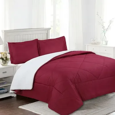 Plumón Sherpa Embossed 2 Plazas Hipertérmico Coral Claro