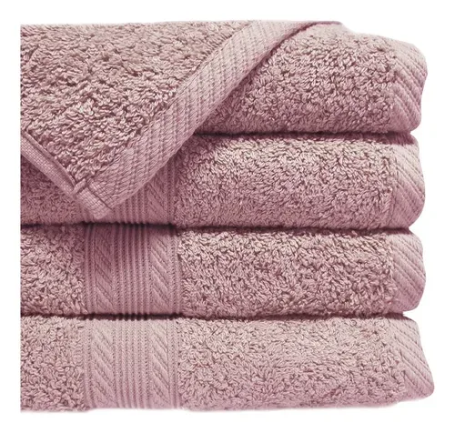 Toalla De Baño Algodón 70x140 Cm Absorbente Coral Claro