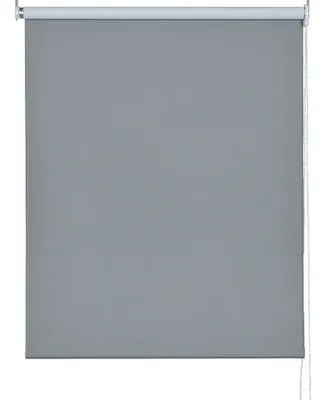 Cortina Roller Blackout 120x220cm Gris Poliéster Gris