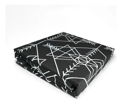 Set De Sábanas Micropiel Durazno 2 Plazas Geométrico Verde Oscuro