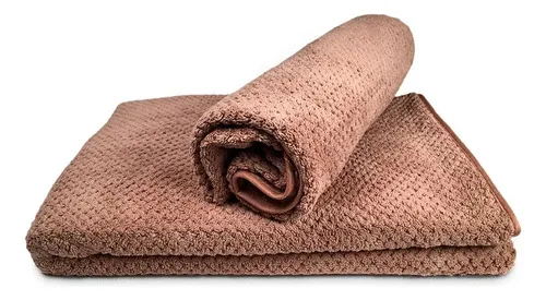 Set Toallas Oporto Poliéster Absorbentes Baño Coral Claro