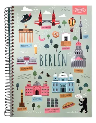 Cuaderno Espiral Tapa Dura 150 Hojas Matemática