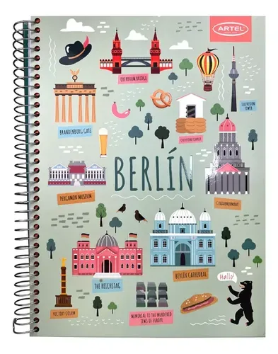 Cuaderno Espiral Tapa Dura 150 Hojas Matemática