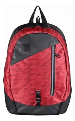 Mochila Continental 25l Acolchada Porta Laptop Rojo