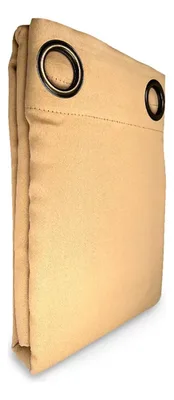 Cortina Victoria Black Out Sun Out Beige Poliéster Beige