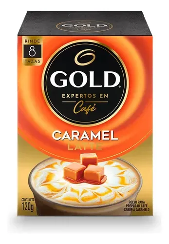 Café Caramel Latte Instantáneo Gold 120g