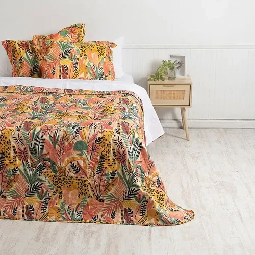 Quilt Estampado Reversible 2.5 Plazas Poliéster