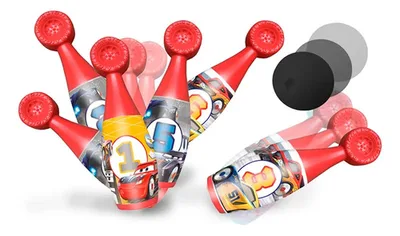 Set Bowling Infantil Figuras Cars Disney
