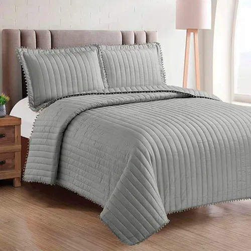 Quilt Estampado 1.5 Plazas Poliéster Andes Verde