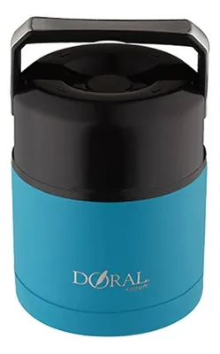 Termo Acero Inoxidable 600ml Azul Manilla Azul