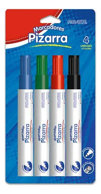 Marcadores De Pizarra Proarte 4 Colores Surtidos