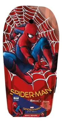 Tabla De Body Natación Spiderman Marvel Infantil Coral Claro