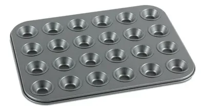 Bandeja Molde 24 Mini Cupcakes Antiadherente