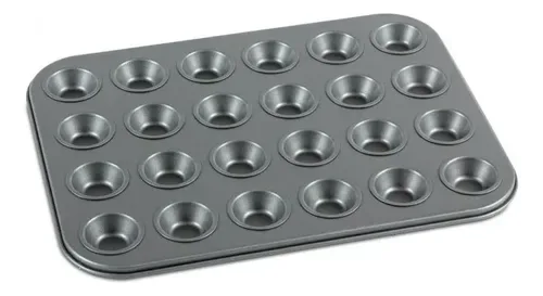 Bandeja Molde 24 Mini Cupcakes Antiadherente