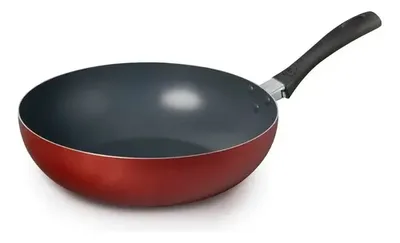 Wok Antiadherente Aluminio 28cm Cocina