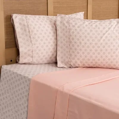 Set De Sábanas 2 Plazas Microfibra Plumetti