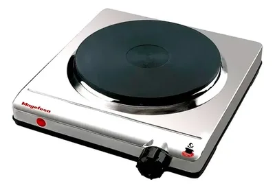Cocina Eléctrica Portátil Acero Inoxidable 1500w Plateado