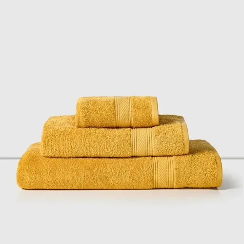 Toalla De Baño 100% Algodón Absorbente Coral Claro