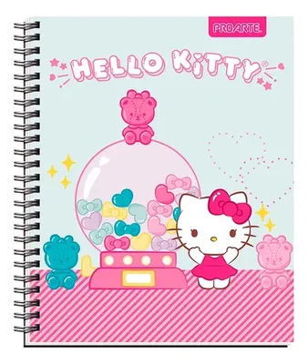 Cuaderno Universitario Hello Kitty 100 Hojas Espiral