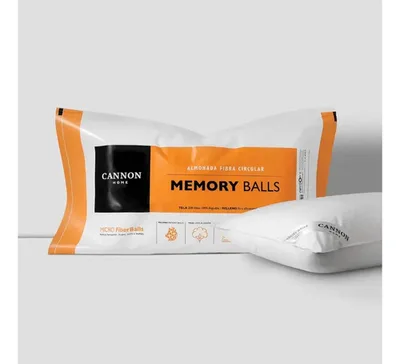 Almohada Algodón Fiber Balls 50x70 Hipoalergénica Blanco