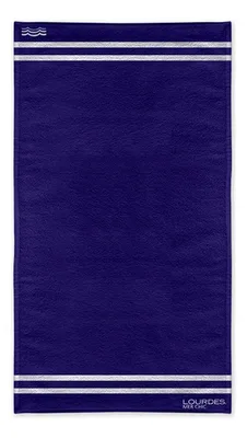 Toalla De Playa Jacquard Algodón 100x180cm Azul