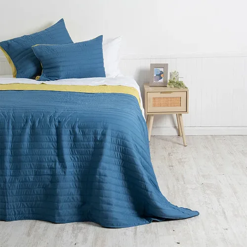 Quilt Mashini Toledo 2.5 Plazas Poliéster Coral Claro