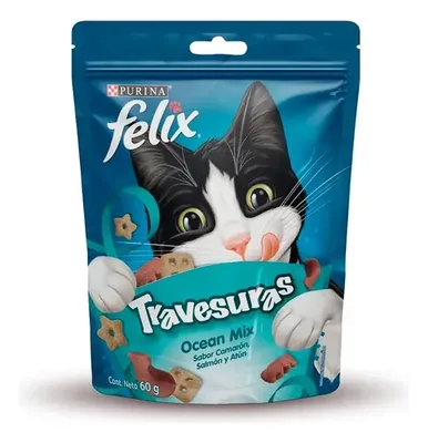 Snack Para Gatos Ocean Mix Camarón Salmón Atún