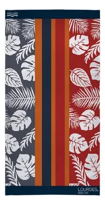 Toalla De Playa Jacquard Algodón Egipcio 86x160cm