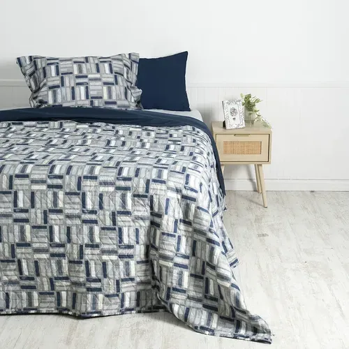 Set De Sábanas Y Quilt 1.5 Plazas Poliéster Estampado