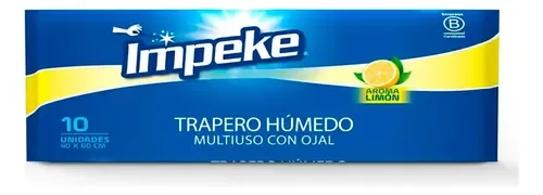 Trapero Húmedo Multiuso Limón Para Piso