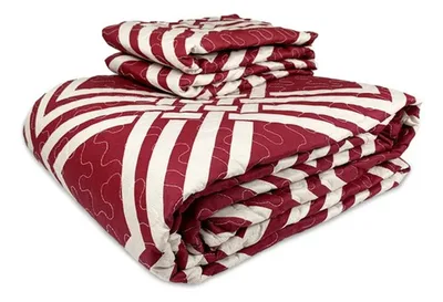 Quilt Reversible Da Vinci 2 Plazas Poliéster Coral Claro