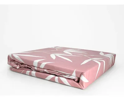Set De Sábanas Micro Piel 2 Plazas Poliéster Rosa