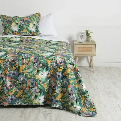 Quilt Cordoba Estampado 1.5 Plazas Reversible Poliéster