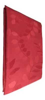 Mantel Jacquard Texturizado Poliéster Rectangular Coral Claro
