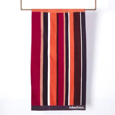 Toalla De Playa Jacquard Algodón 80x160cm Coral Claro
