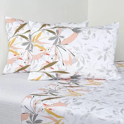 Set De Sábanas 200 Hilos Estampadas 2.5 Plazas
