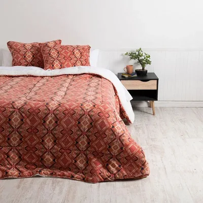 Plumón Coral Sherpa 2 Plazas Poliéster Suave Coral