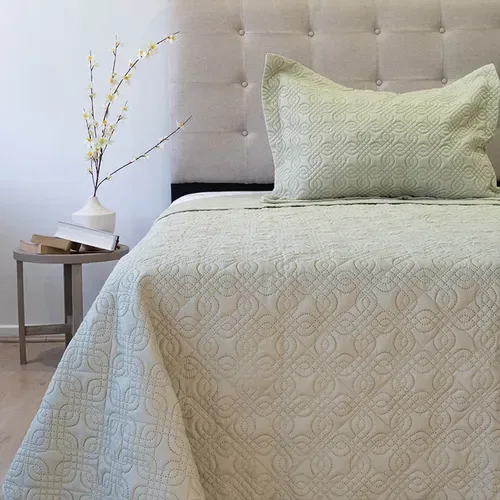 Quilt Bubbly 1.5 Plaza Poliéster Beige Beige